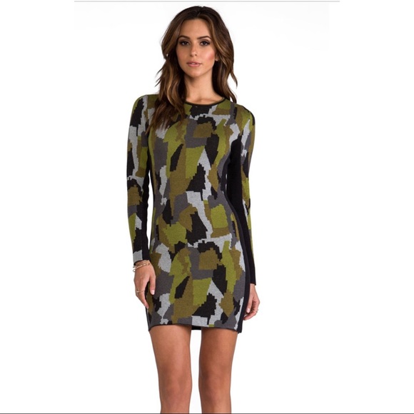 camouflage sweater dresses